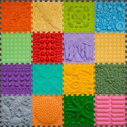 Sensorische tegels Joyful Land (16 stuks)