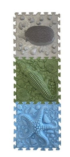 Sensorische tegels Dieren (3 stuks)