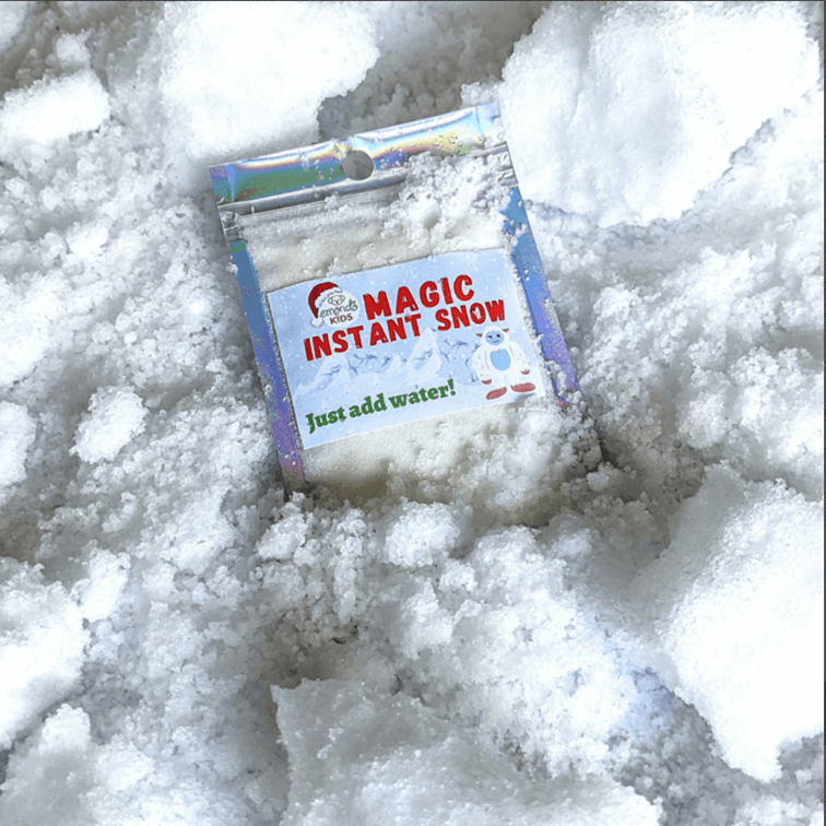 Sneeuw Sensory play