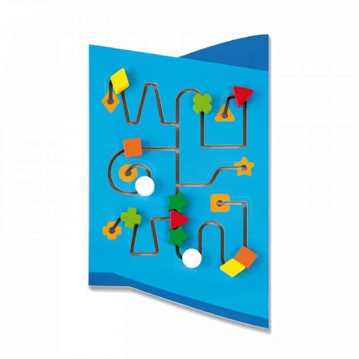 Houten Sensory wand Vliegtuig of rups
