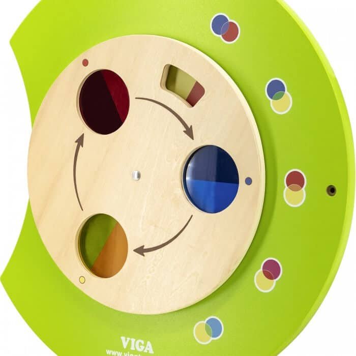 Houten Sensory wand Vliegtuig of rups
