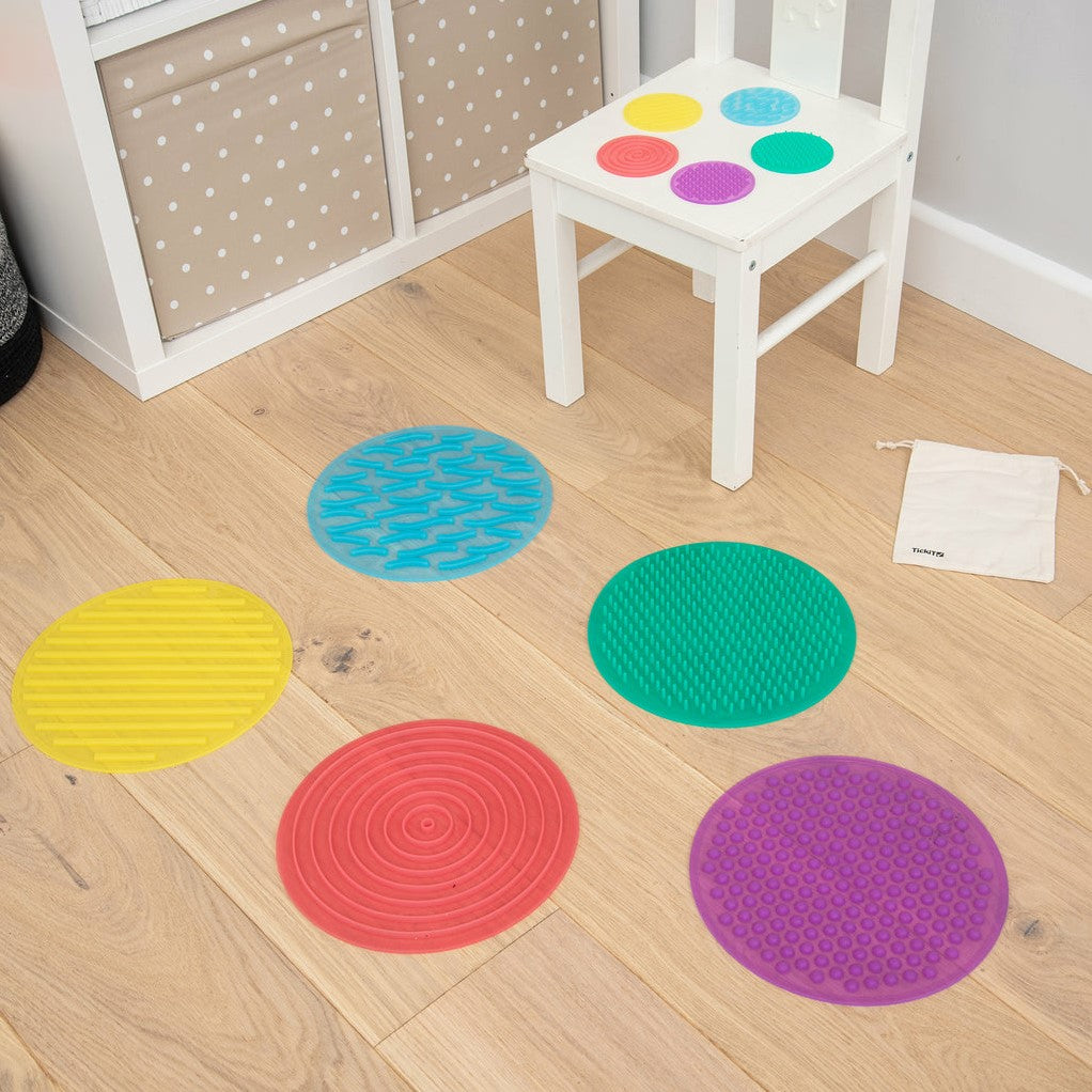 Silishapes cirkelset kleurrijke siliconen vormen voor voelen en spel